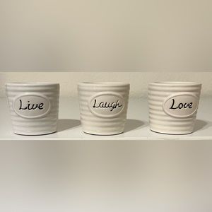 Live, Laugh, Love Votive Holders
